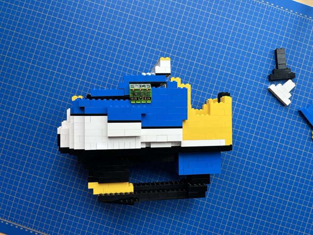 LEGO shoe built and designed by Jordan Ng